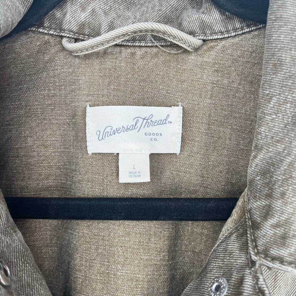 Universal Thread Tan Denim Jacket - image 6